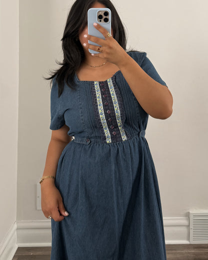 Vintage Denim Dress