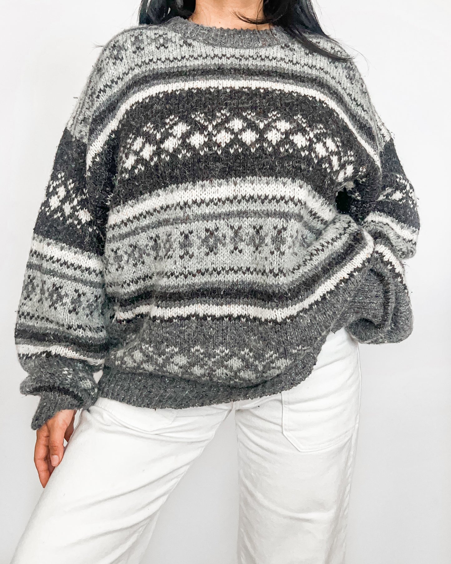 Vintage Wool Knitted Sweater