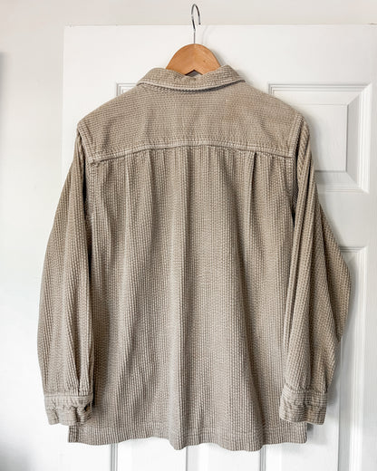 L.L. Bean Beige Corduroy Shirt