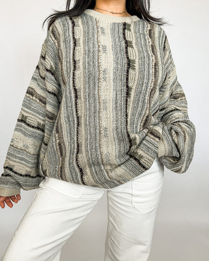 Coogi Style Knitted Sweater