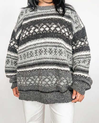 Vintage Wool Knitted Sweater