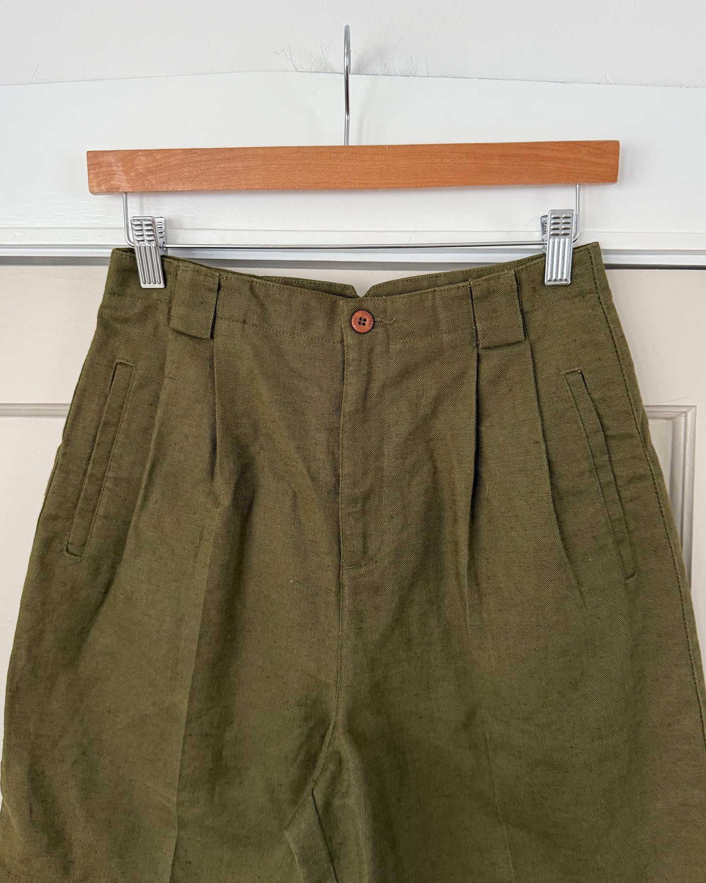 Vintage Liz Claiborne Linen High Rise Shorts