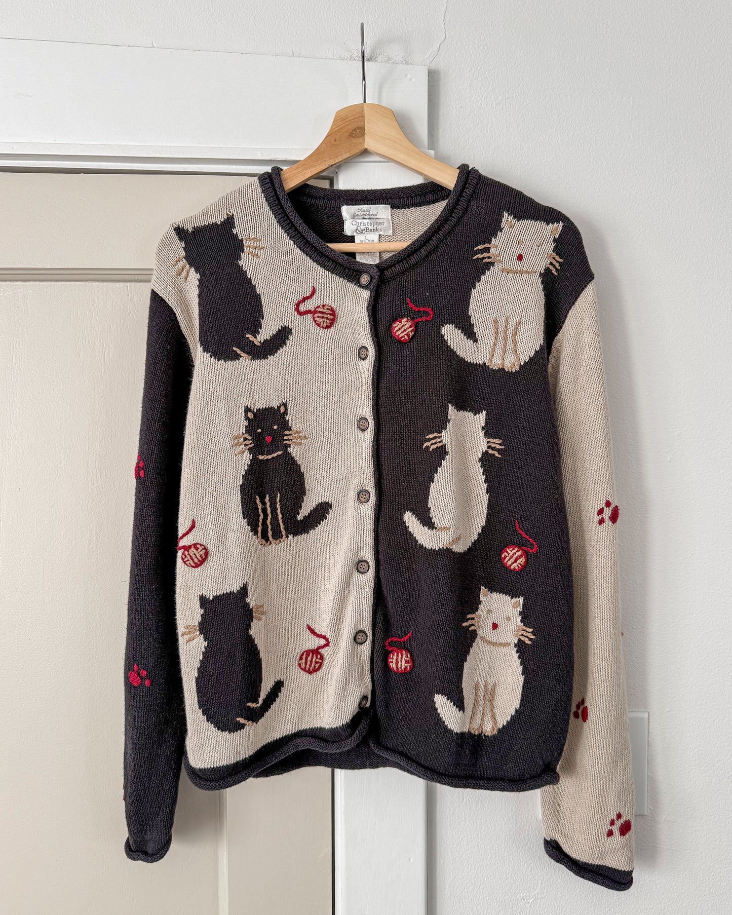 Linen Cat Cardigan