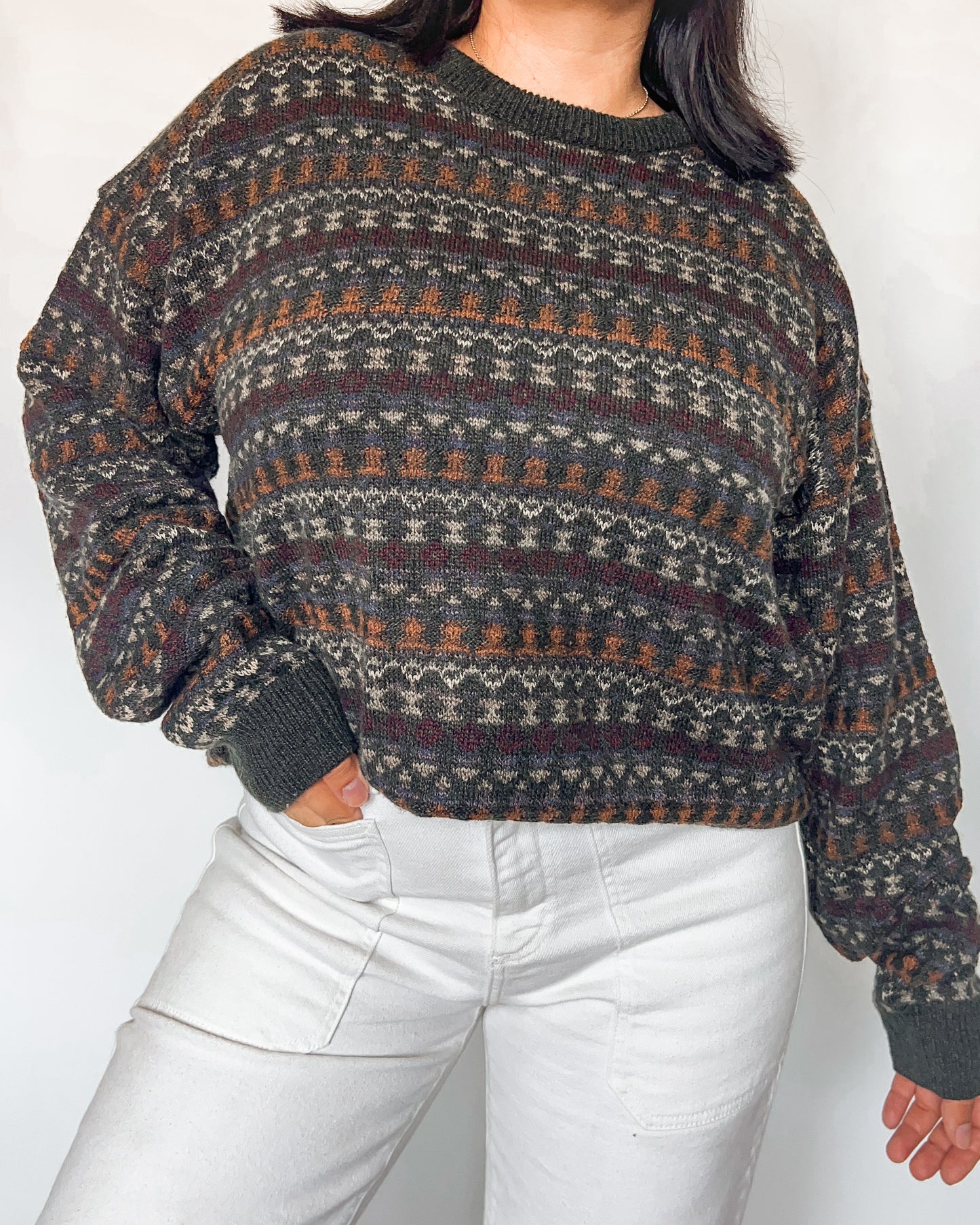 Towncraft Multi Patterned Knitted Sweater