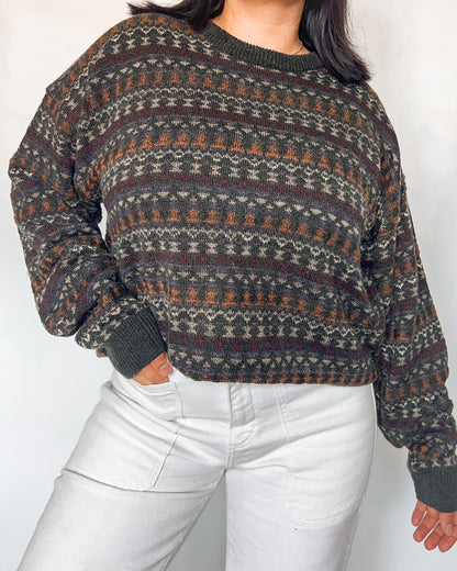 Towncraft Multi Patterned Knitted Sweater