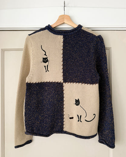 2004 Cat Knitted Sweater