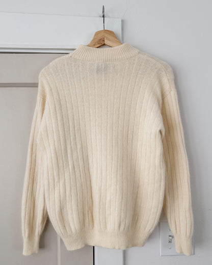 Wool Cream Sweater