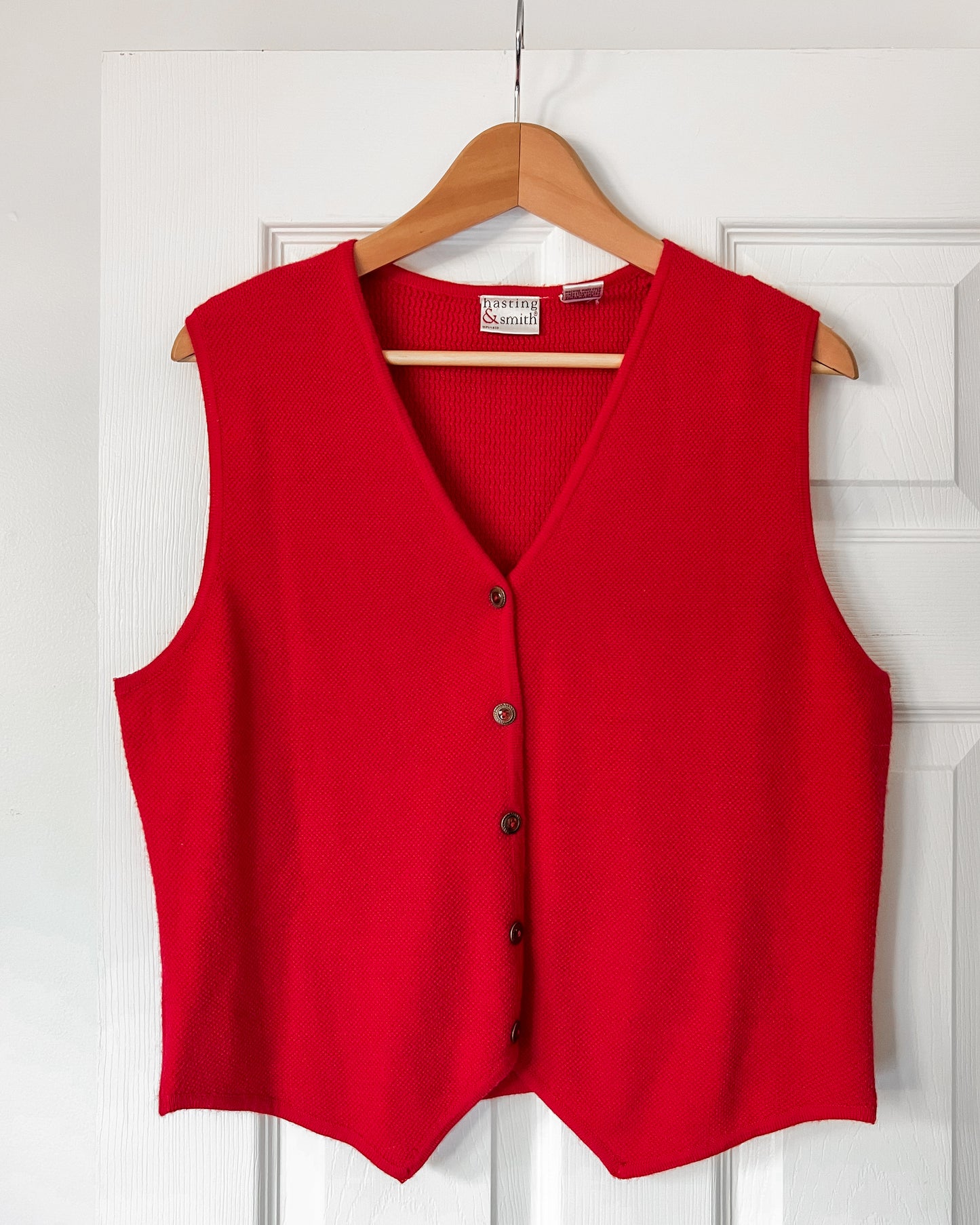 Vintage Red Vest