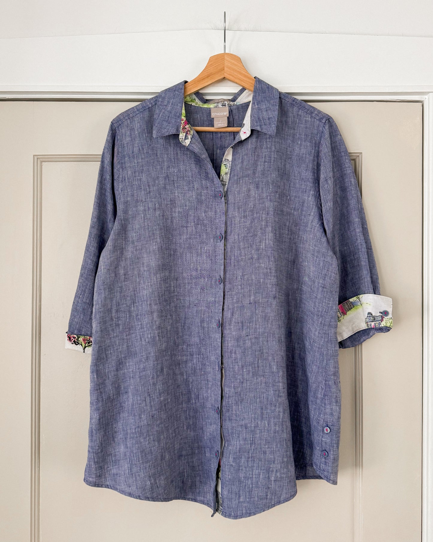 Chico’s Linen Blouse