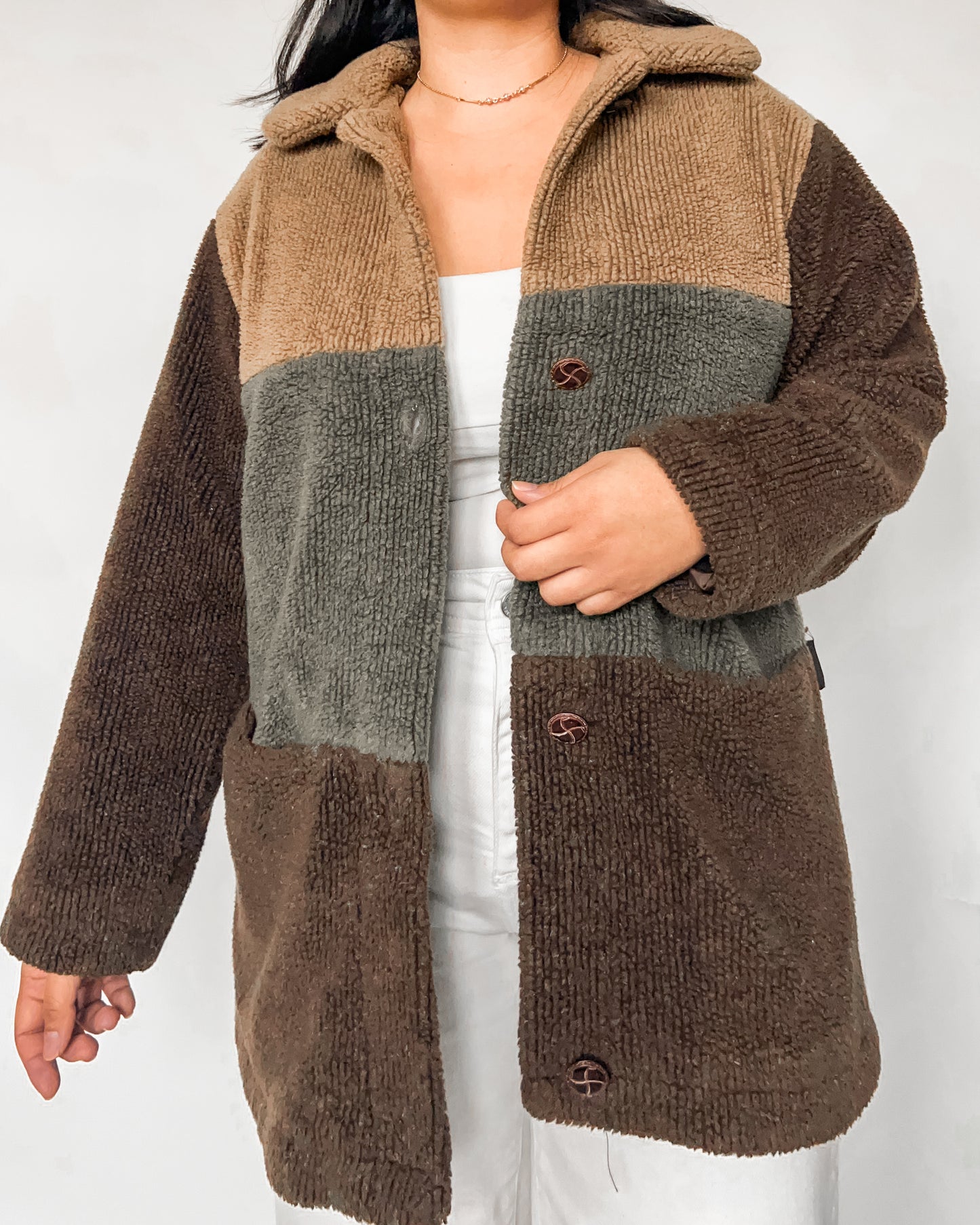 Fleece Colorblock Jacket