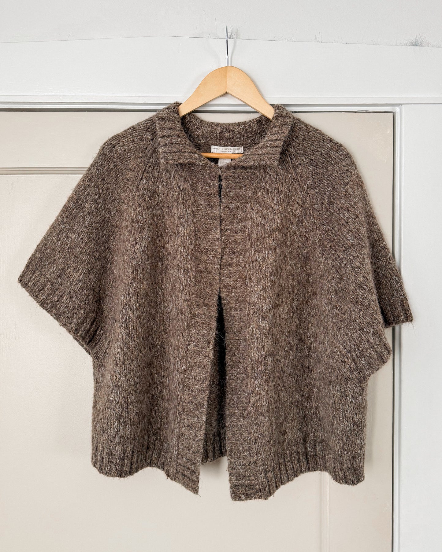 Neutral Cape Cardigan