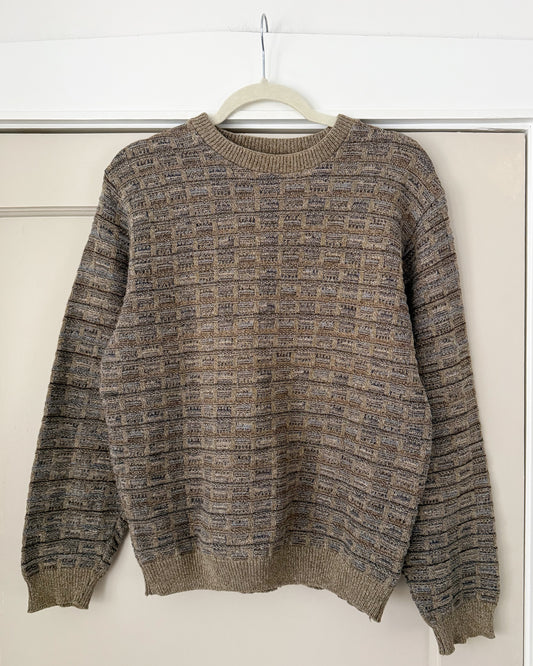 90’s Basketweave Knit Sweater