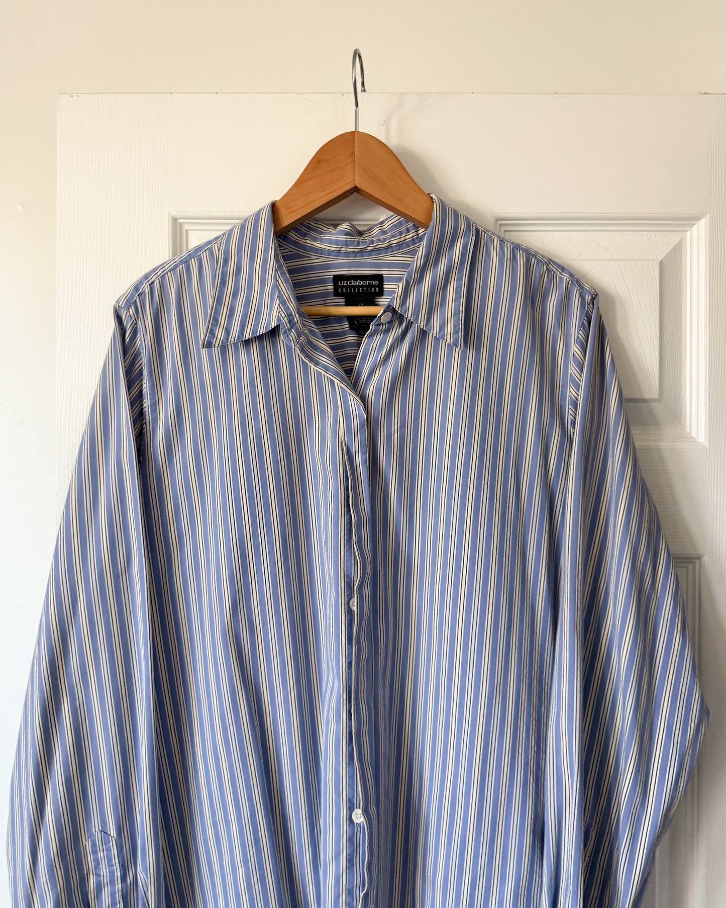 Liz Claiborne Striped Button Up