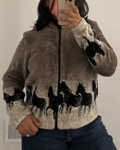 Horse Fleece Jacket