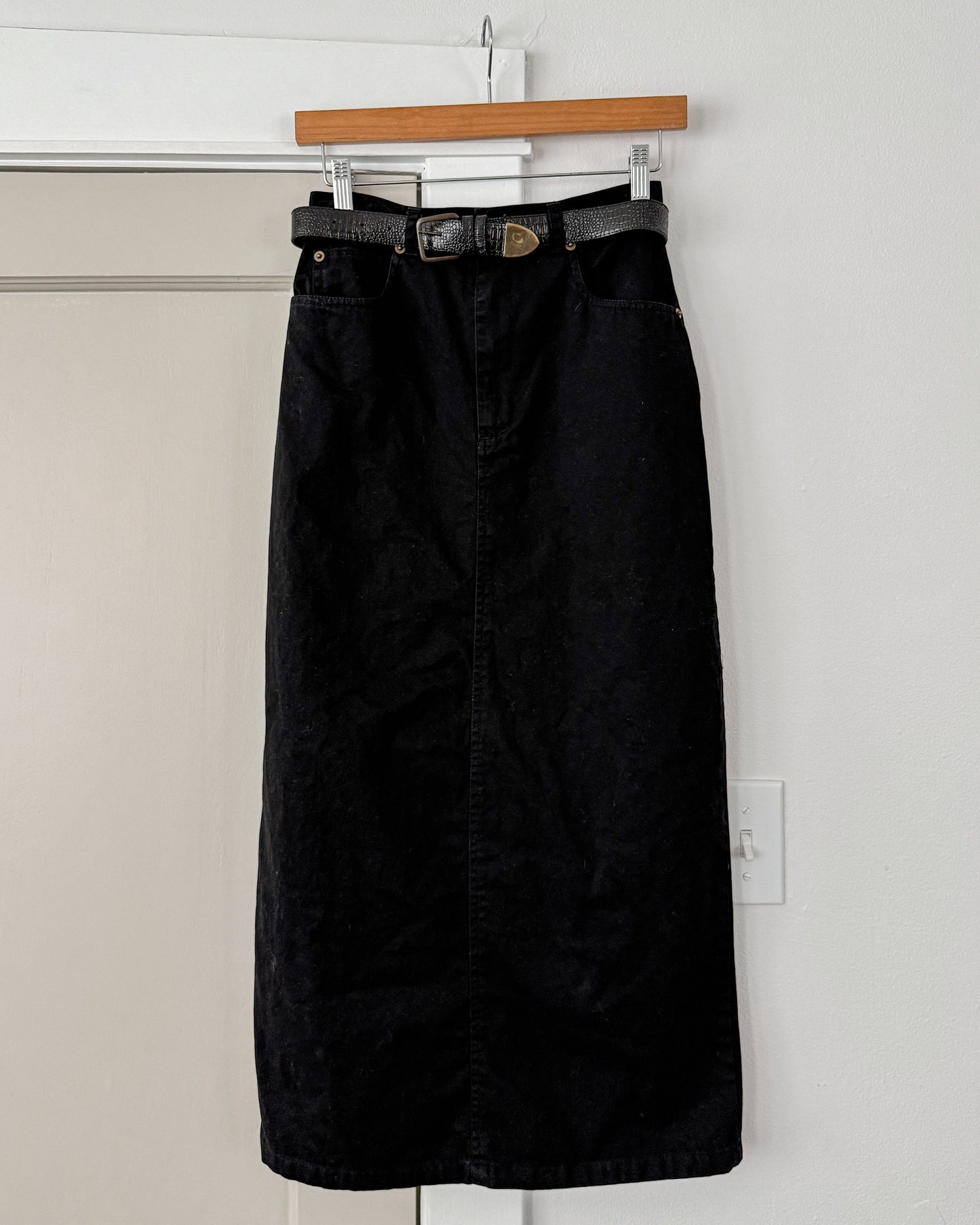 Black Maxi Skirt W26