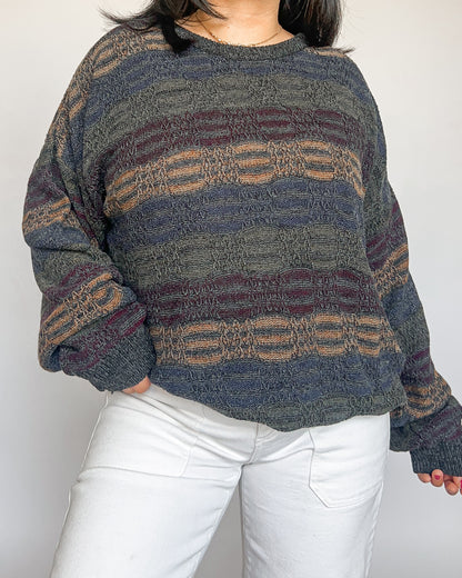Textured Knitted Sweater