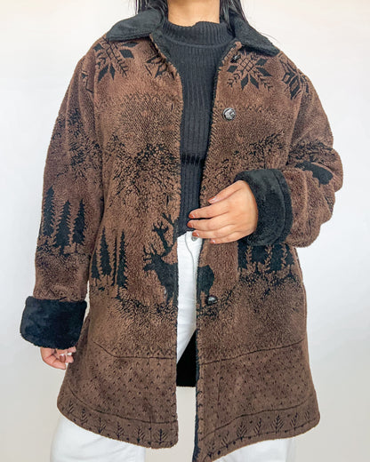 Brown Fleece Jacket