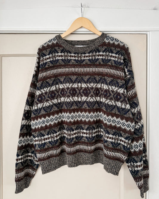 Vintage 90’s Striped Knitted Sweater