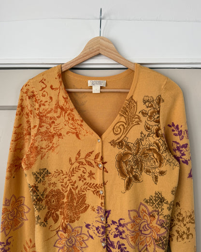 Floral Printed Cardigan