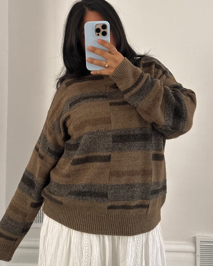 Towncraft Brown Knitted Sweater