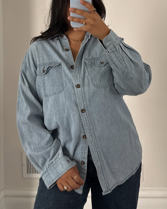 Denim Button Up