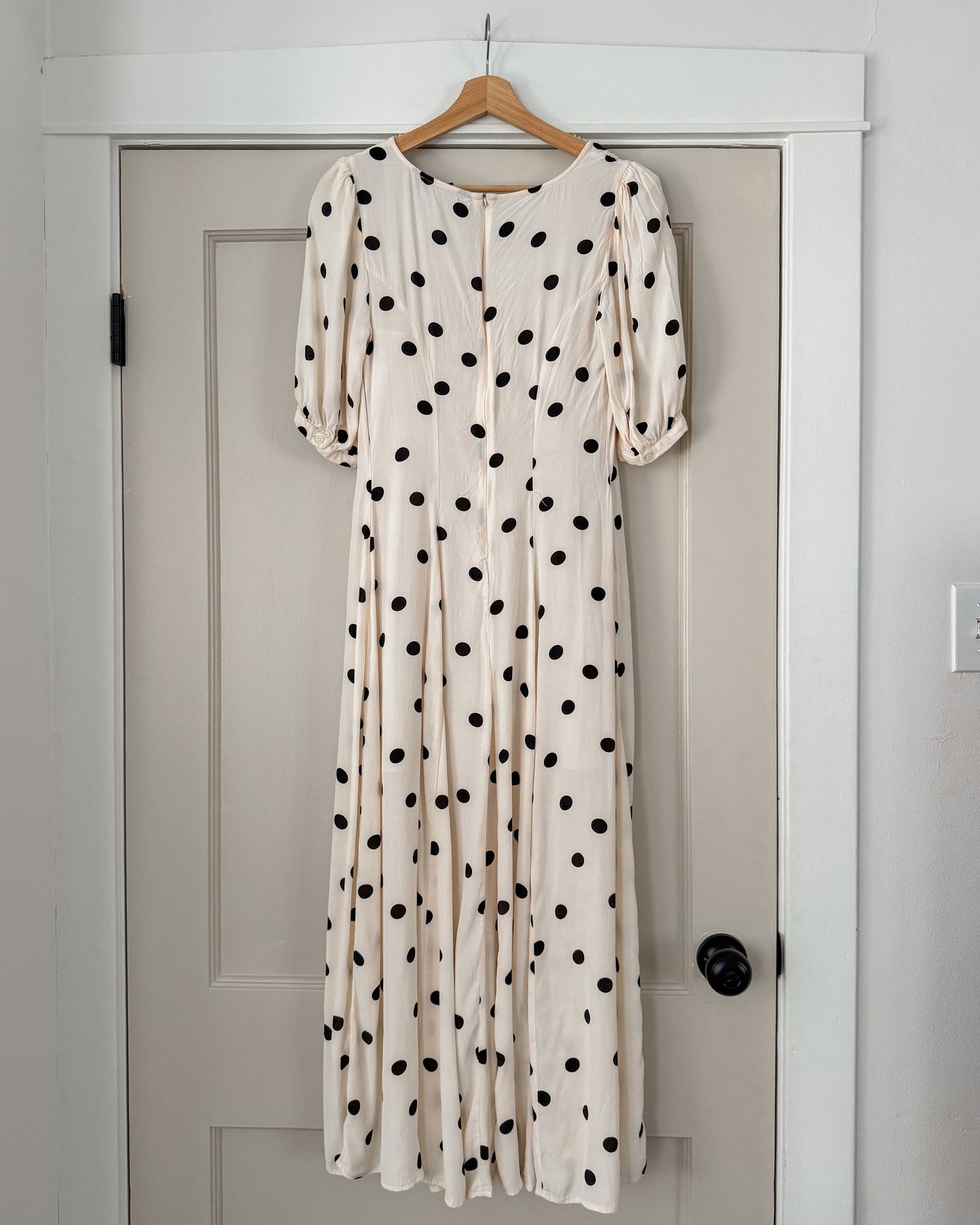 Polka Dot Maxi Dress