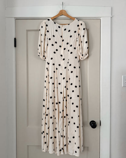 Polka Dot Maxi Dress