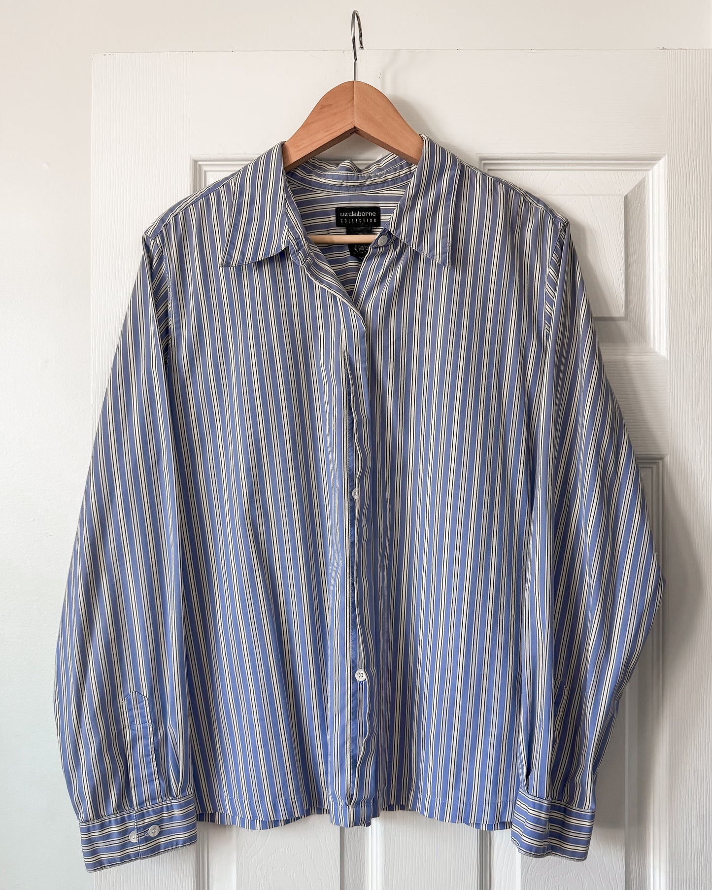 Liz Claiborne Striped Button Up