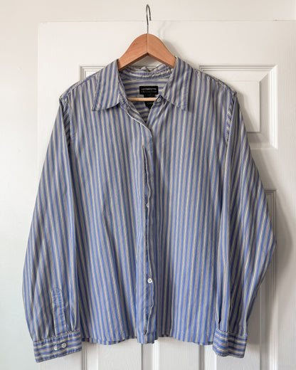 Liz Claiborne Striped Button Up