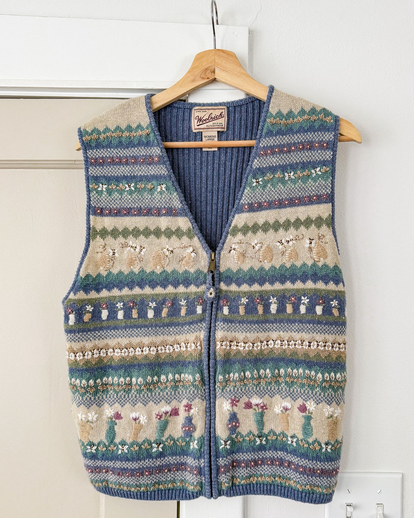 Vintage Woolrich Spring Knitted Vest