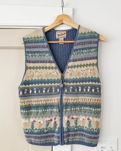 Vintage Woolrich Spring Knitted Vest