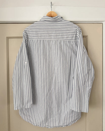 Cotton Striped Button Up Shirt