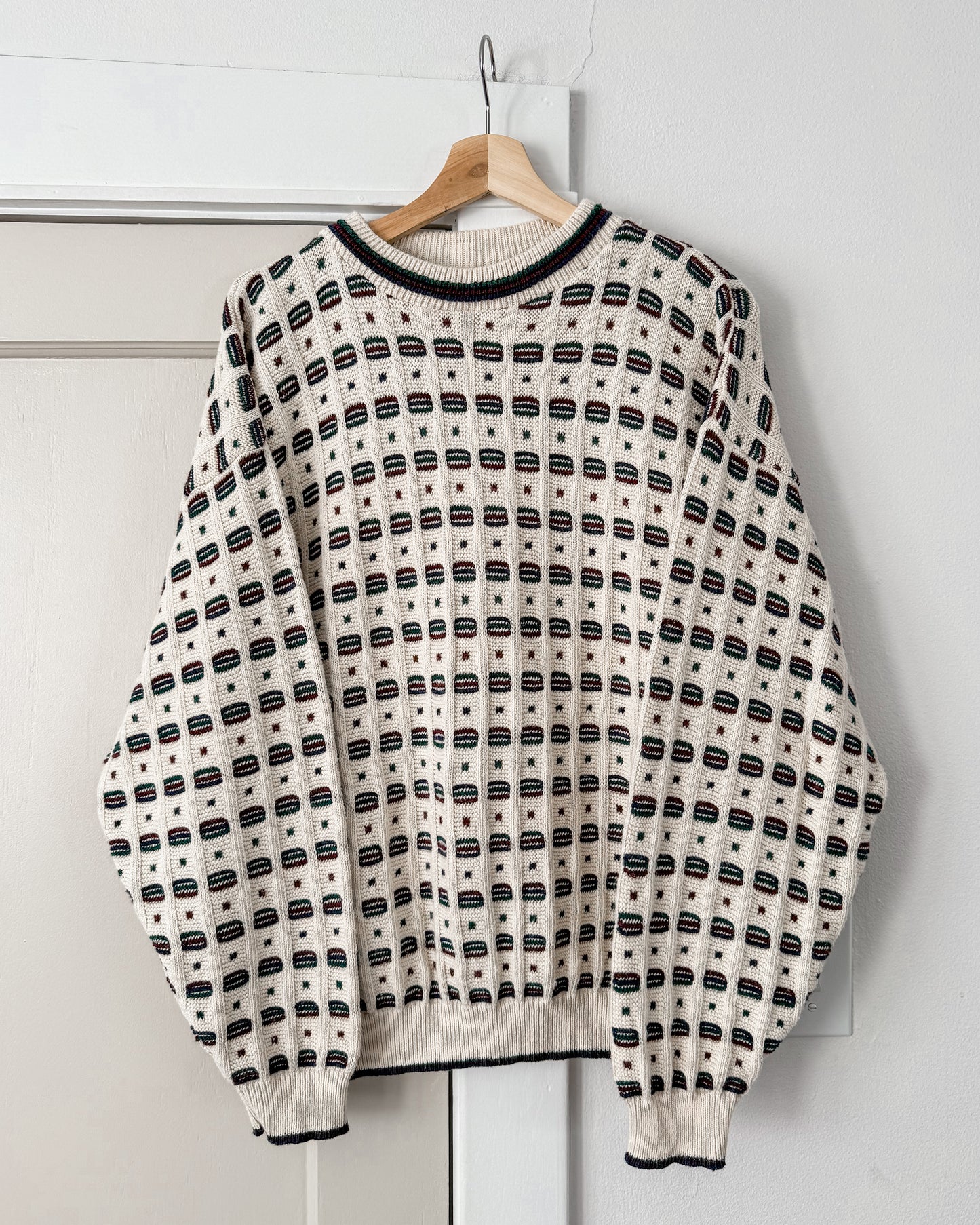 Northcrest Patterned Knitted Sweater