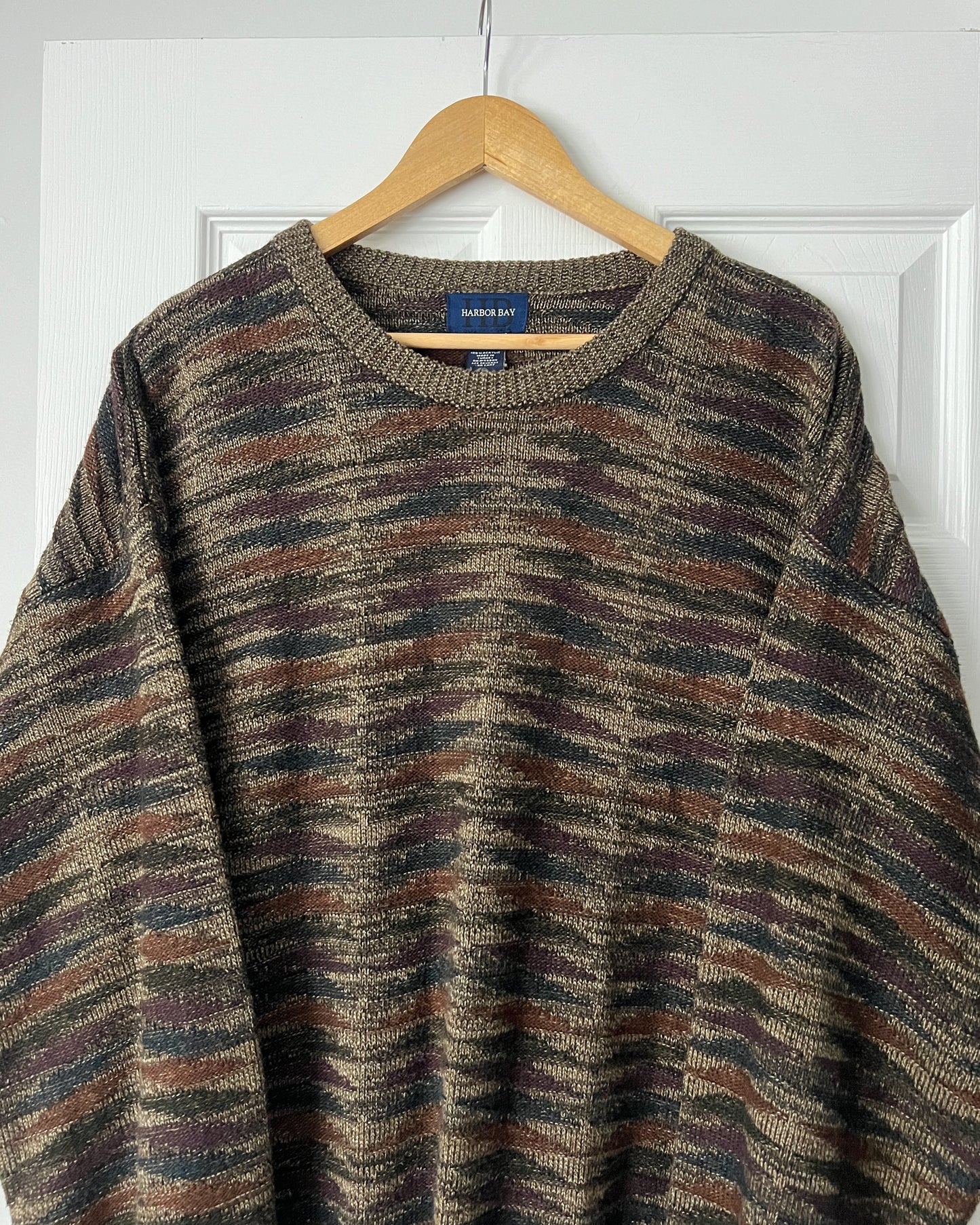 Harbor Bay Multi Patterned Knitted Sweater