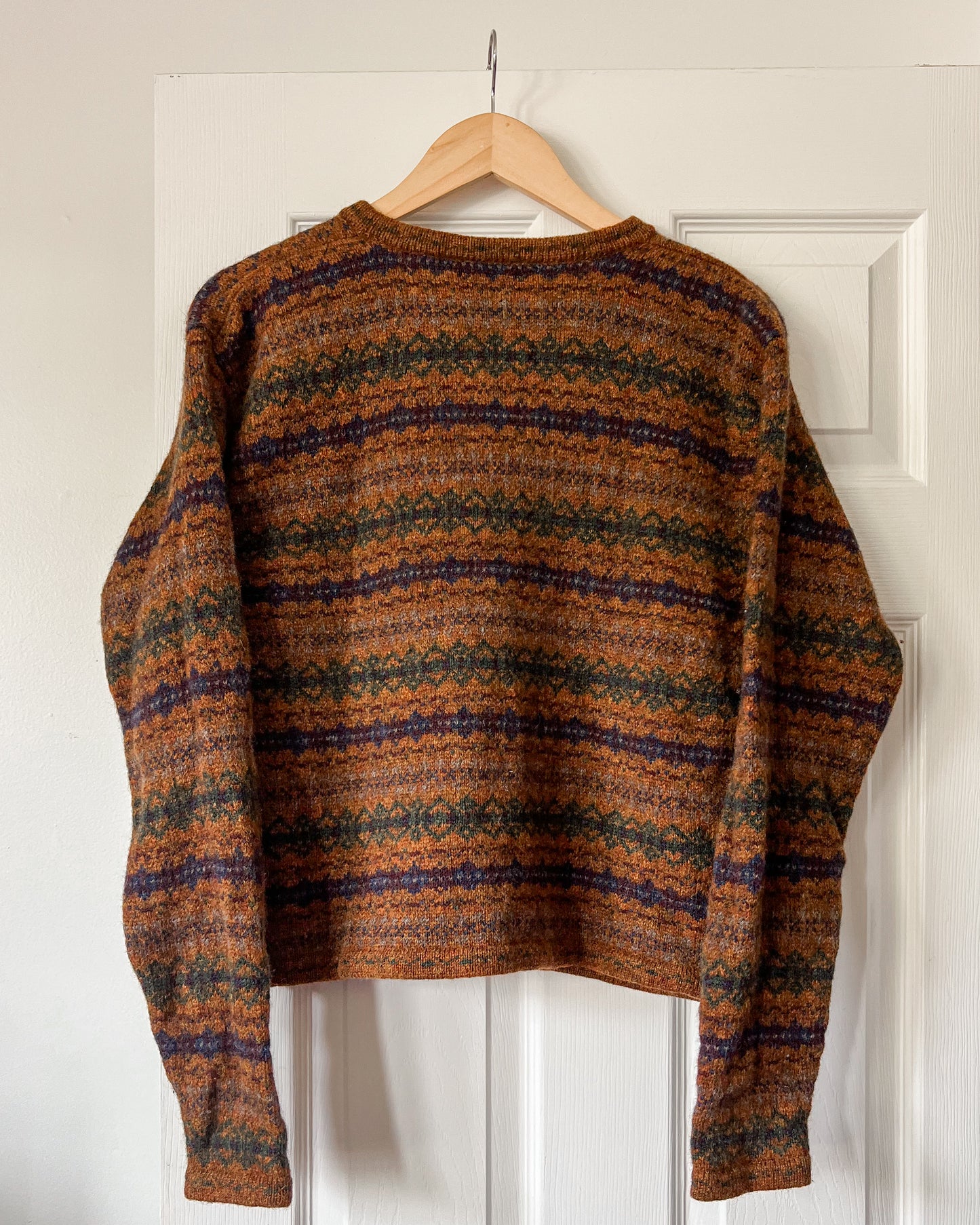 Vintage Wool Multicolored Cardigan