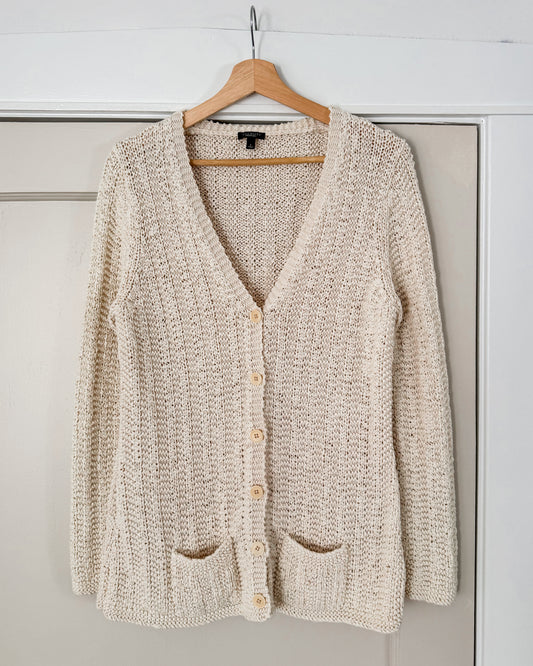 Talbots Cream Cardigan