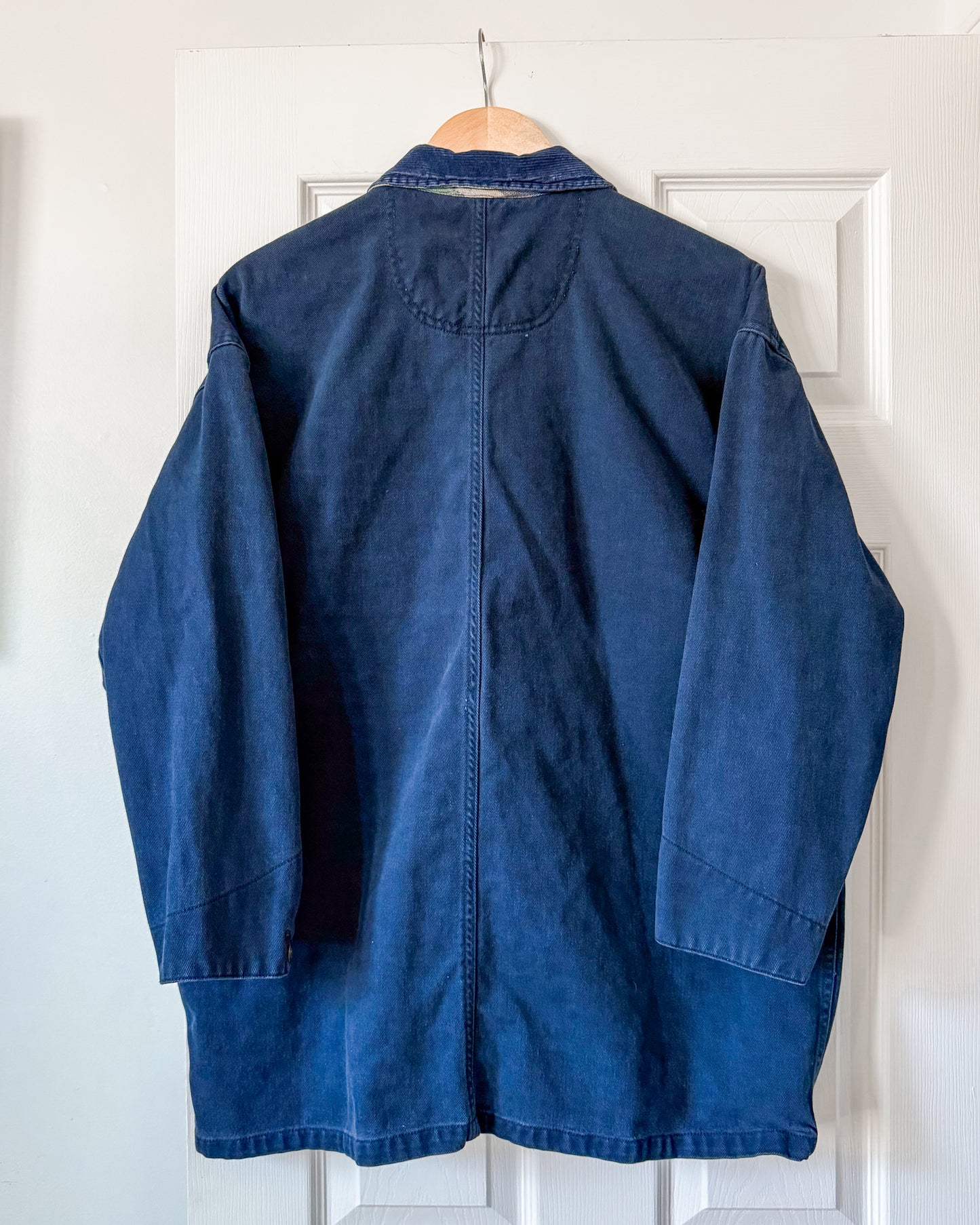 Vintage Navy Corduroy Collar Button Up