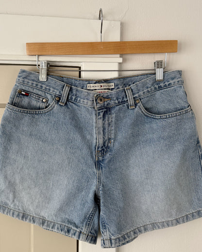 Tommy Hilfiger Boyfriend Midrise Denim Shorts W32
