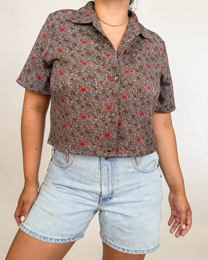 Cropped Button Up