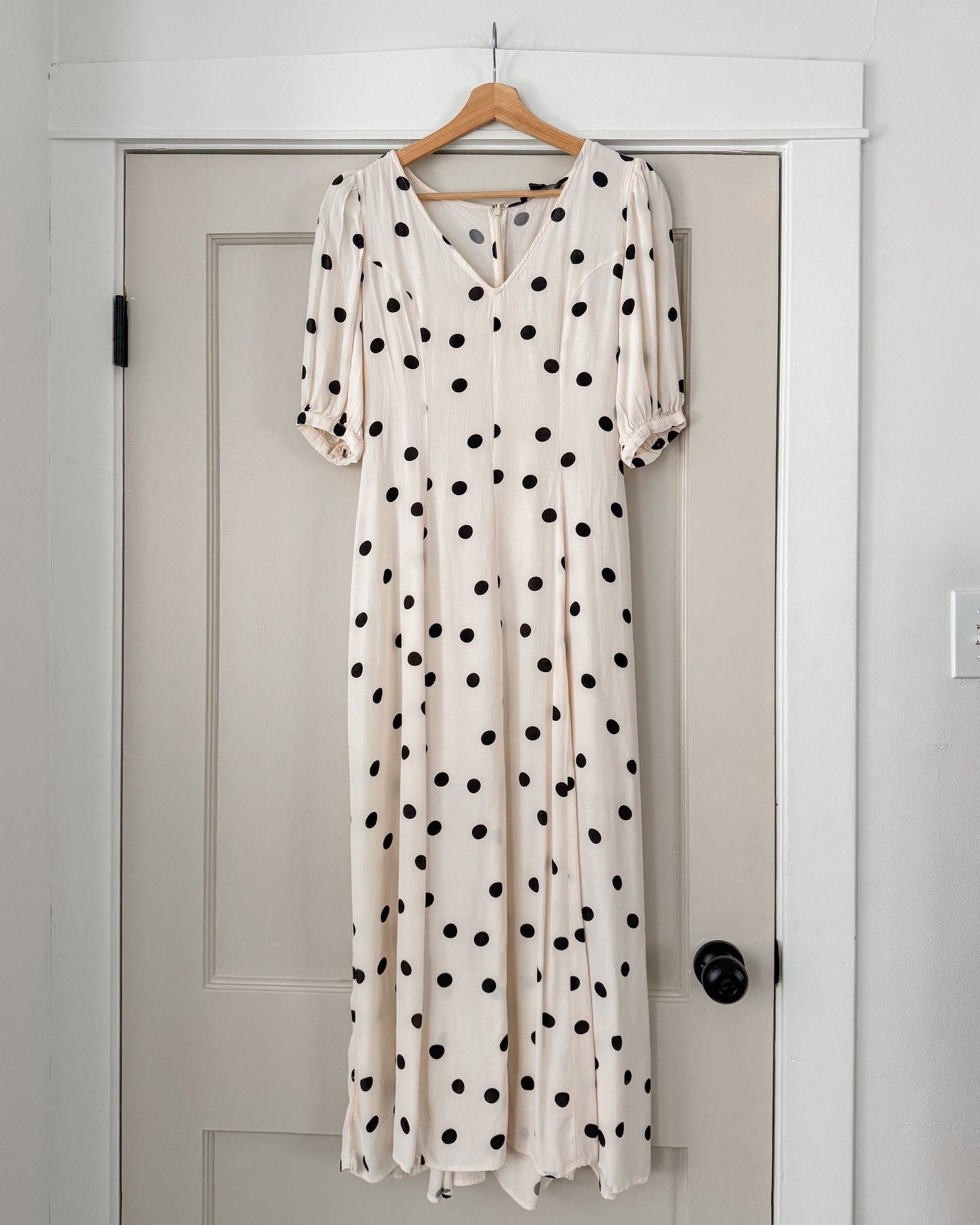 Polka Dot Maxi Dress