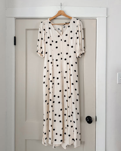 Polka Dot Maxi Dress