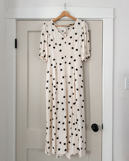Polka Dot Maxi Dress