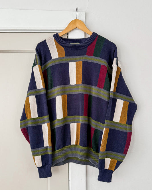 Colorblock Knitted Sweater