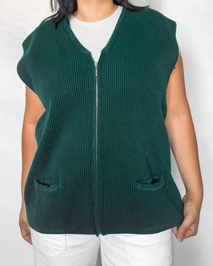 GAP Green Ribbed Vest