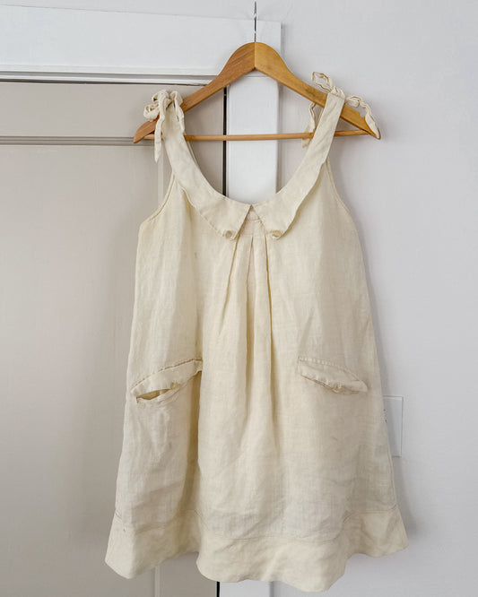Linen Babydoll Dress