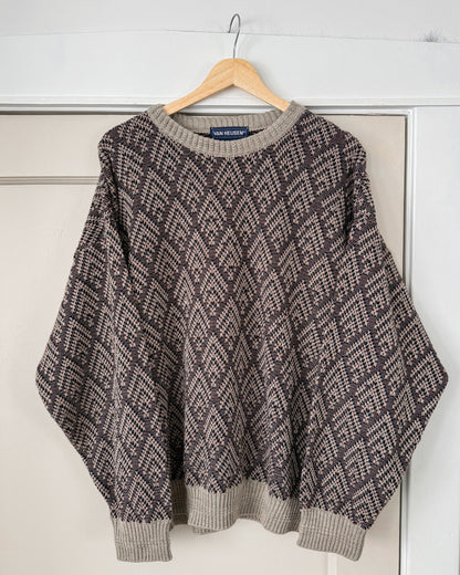Van Heusen Diamond Knitted Sweater