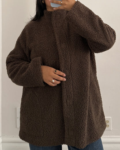 Pure Jill Brown Sherpa Jacket