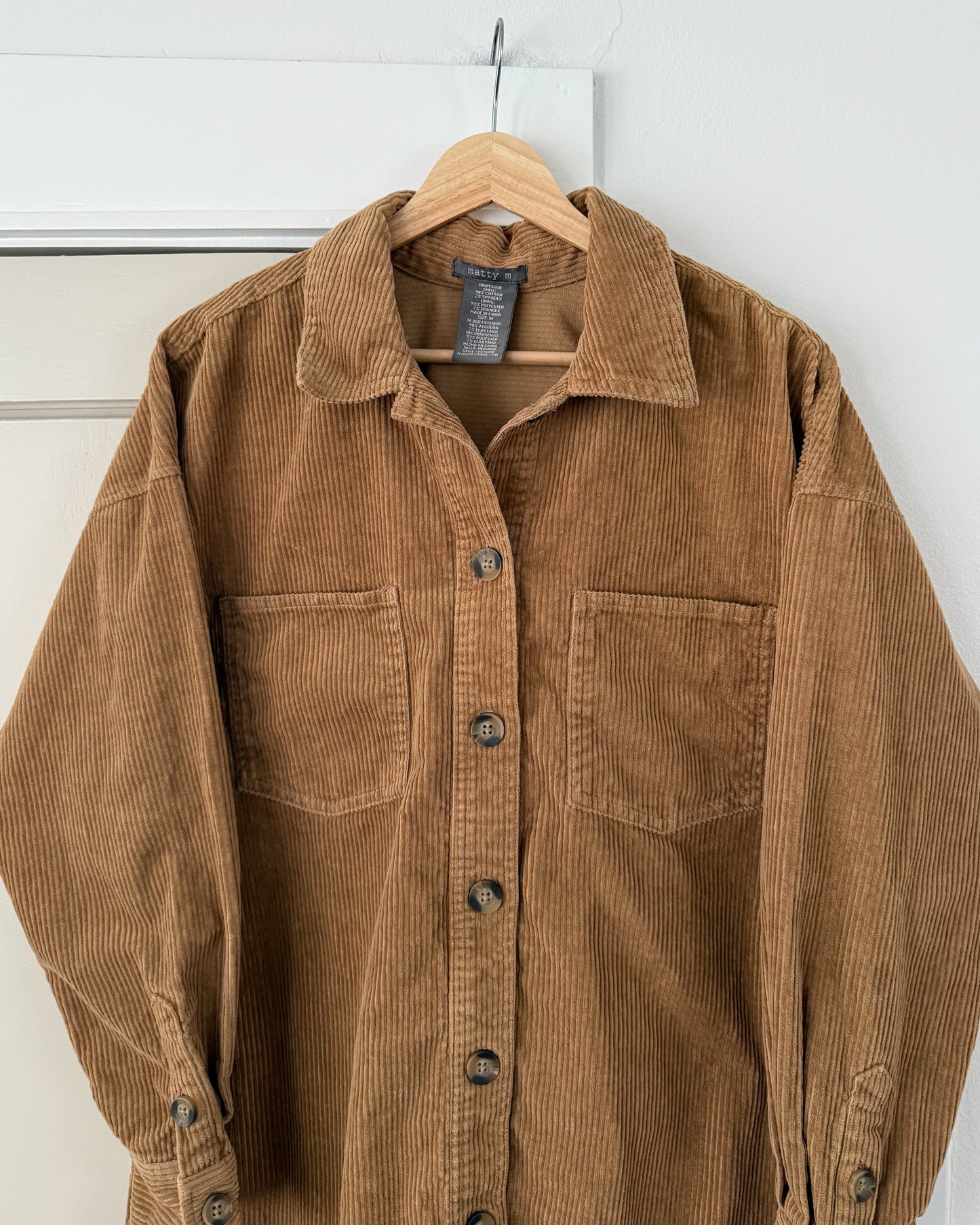 Caramel Corduroy Jacket