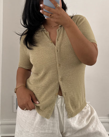 Jones NY Short Sleeve Button Down