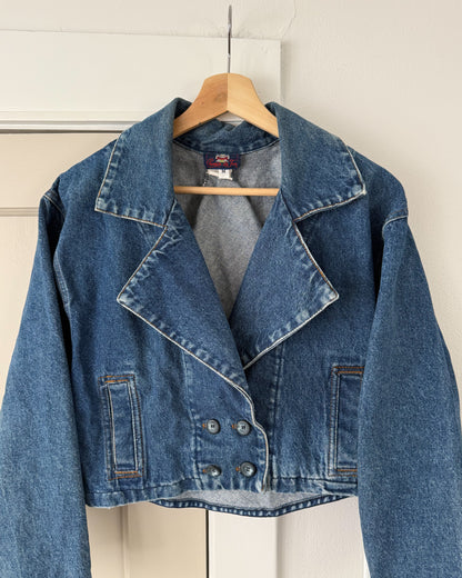 Vintage Denim Cropped Jacket